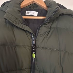 H&M Green Puffer Jacket